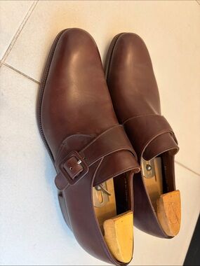 Church's Brown Single Monk Strap Leather Shoes
